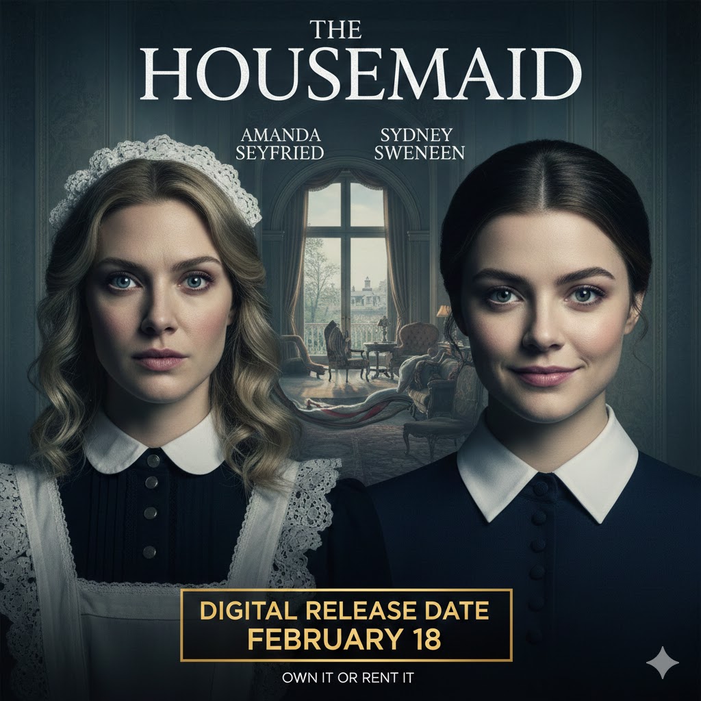 The Housemaid Digital Release Date Set for Amanda Seyfried & Sydney Sweeney Movie The Housemaid digital release date